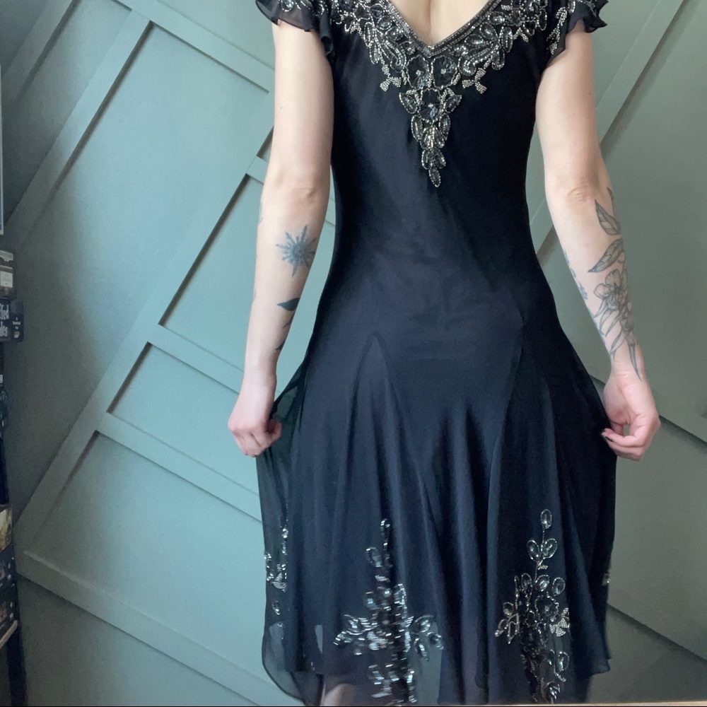 Beaded MIDI Dress